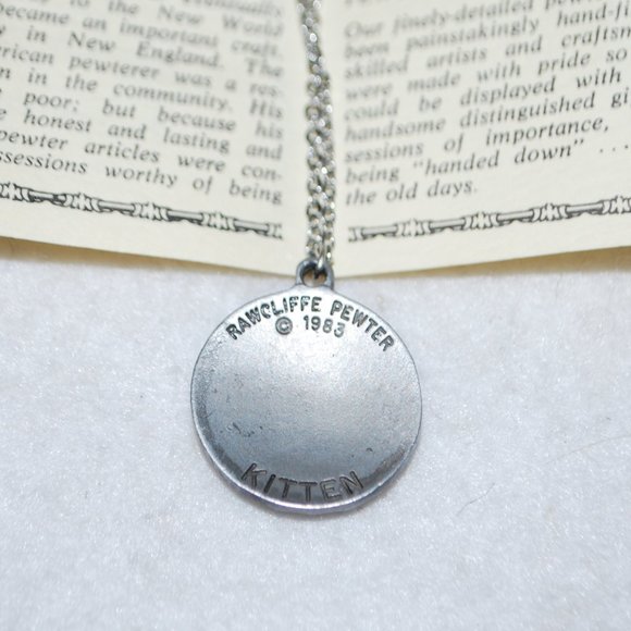 Rawcliff Pewter Cat Necklace - Picture 6 of 6